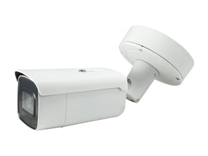 FCS-5095 IP fija, 8 MP, H.265/264, 802.3af PoE, zoom óptico de 4,3X, interior/exterior, 