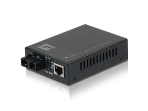 Conversor de medios Fast Ethernet FVT-2201 RJ45 a SC, fibra monomodo, 20 km
