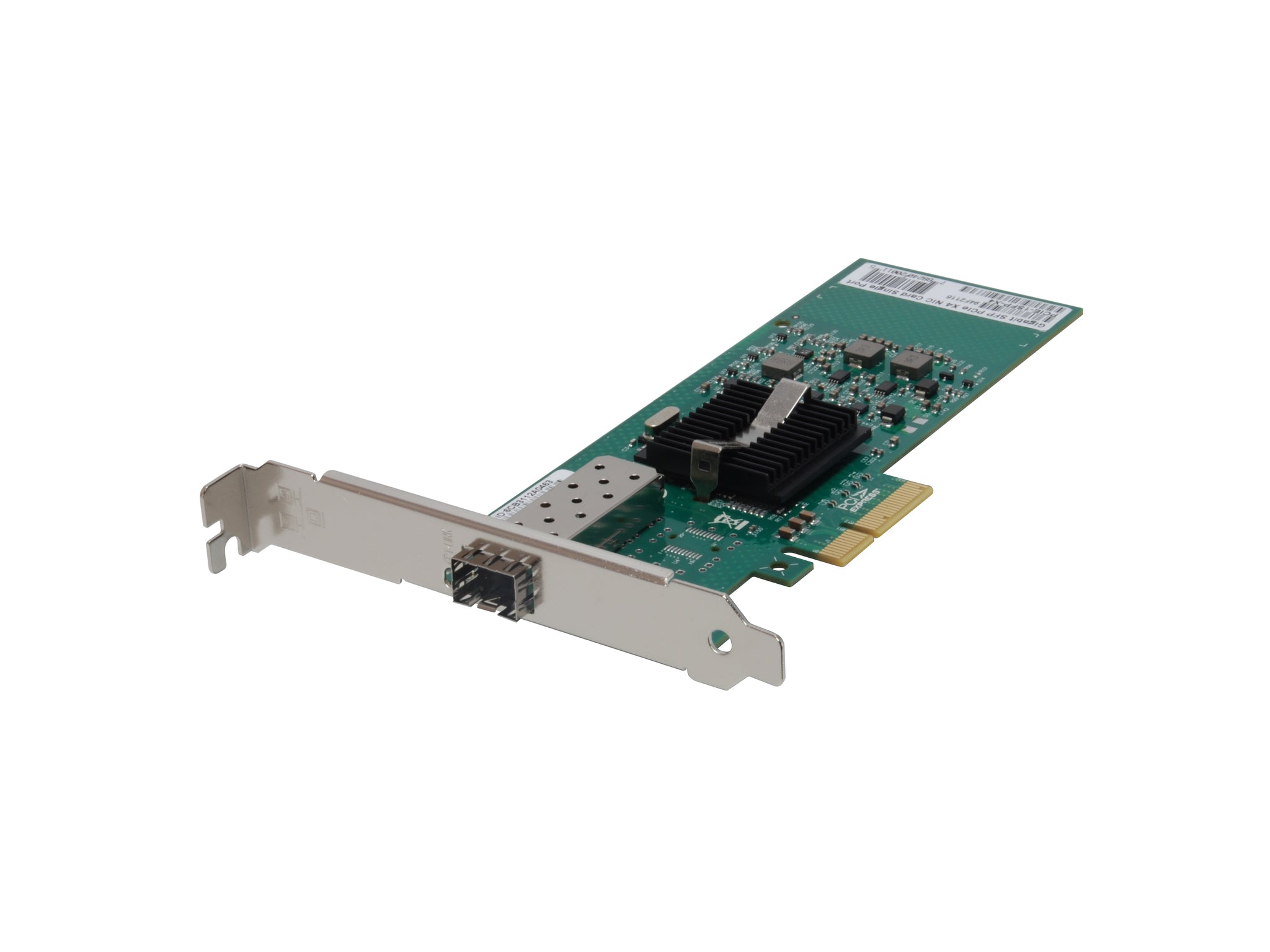 Tarjeta de red PCIe de fibra Gigabit GNC-0120, SFP, 4 x PCIe