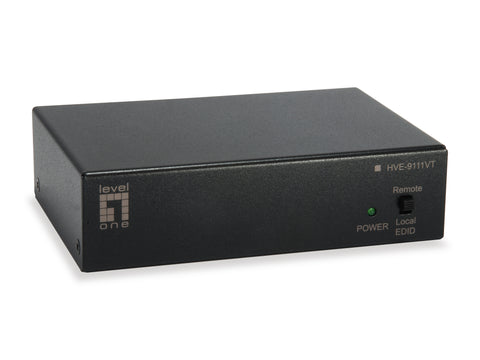 Transmisor de audio/video HVE-9111VT HDM de 1 puerto Cat.5