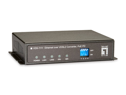 VDS-1111 Convertidor Ethernet sobre VDSL2, PoE PD